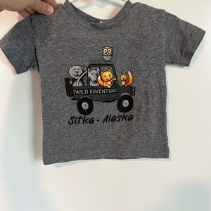 Sitka Alaska Gray 'Wild Adventure' Graphic Tee